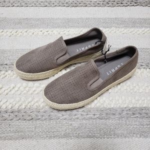 ❤️2/$30🩷ESPRIT Taupe Woven Espadrilles | 7.5